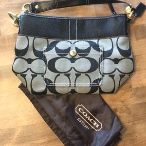Black coach purse